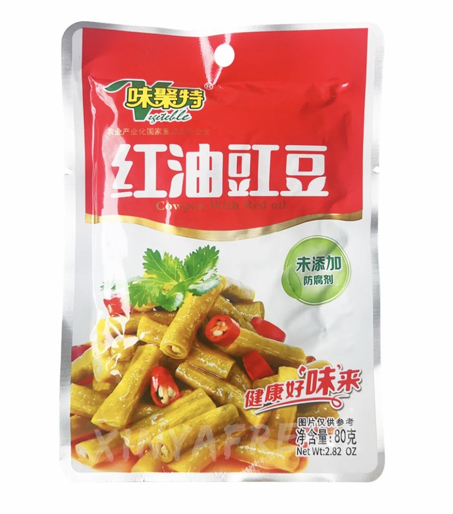 味聚特红油缸豆 80g