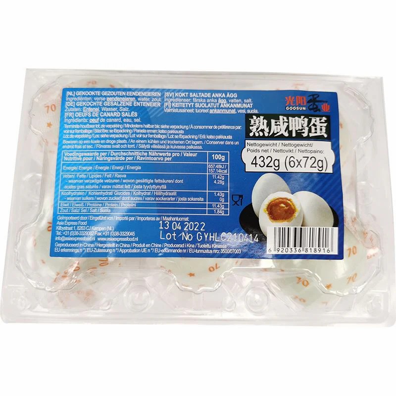 光阳蛋业熟咸鸭蛋 432g