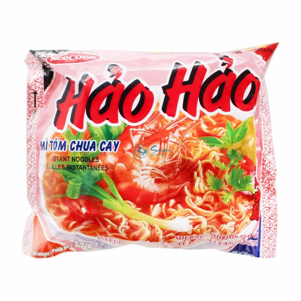 Haohao Instantnudeln Garnelen Hot & Sour 77g