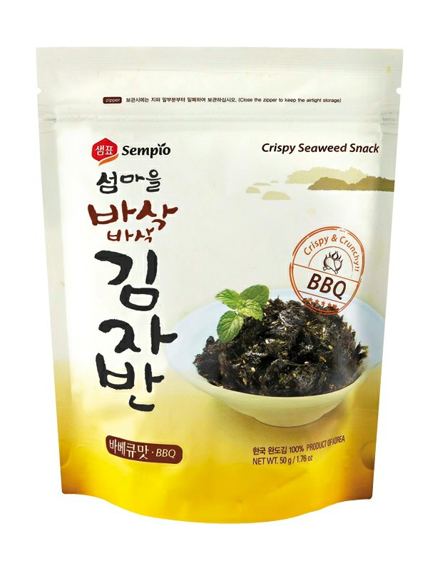 Crispy Seaweed Snack scharf BBQ 50g