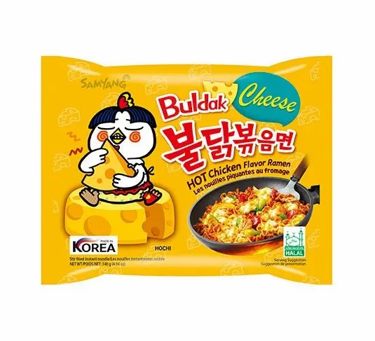 Samyang Instantnudeln Hot Chicken Ramen Käse 140g