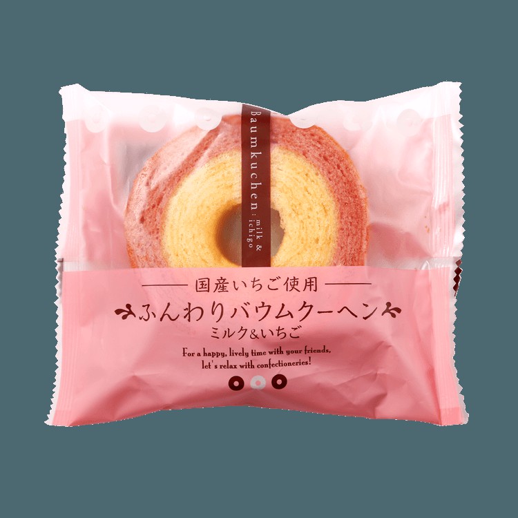 Taiyo Baumkuchen Mini Erdbeer 60g