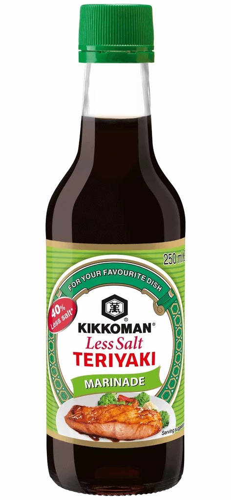 KIKKOMAN Teriyaki-Sauce Saltz reduziert 300g