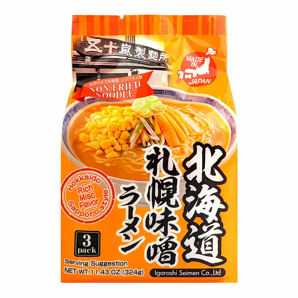 Miso Hokkaido Miso Ramen 3 pcs 324g