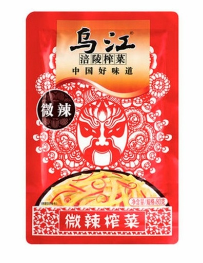 [10038] 乌江鲜榨菜片微辣 80g