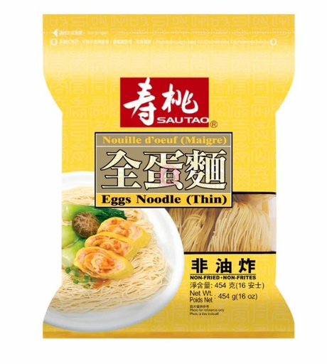 [10046] 寿桃全蛋面 454g