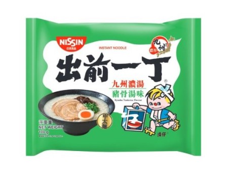 [10059] NISSIN Instant Ramen Kyushu Tonkotsu Geschmack 100g