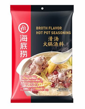 [10110] 海底捞清汤火锅汤料鲜香味 110g