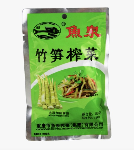 [10158] 鱼泉竹笋榨菜 80g