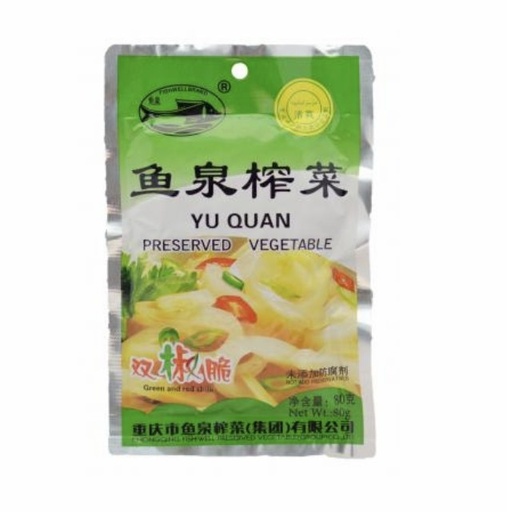 [10159] 鱼泉双椒脆榨菜 80g