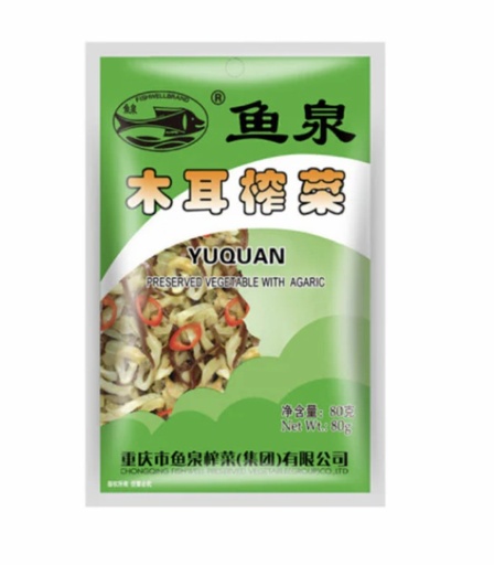 [10160] 鱼泉木耳榨菜 80g