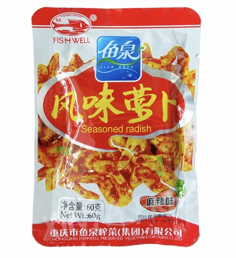 [10163] 鱼泉风味萝卜麻辣味 60g