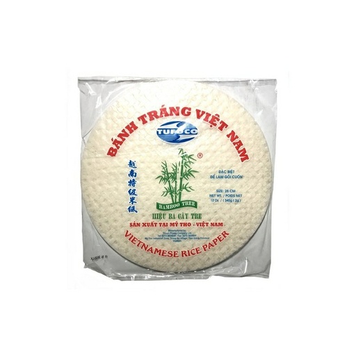 [10208] Bamboo Tree Reispapier Sommerrolle Rund 28 cm 340