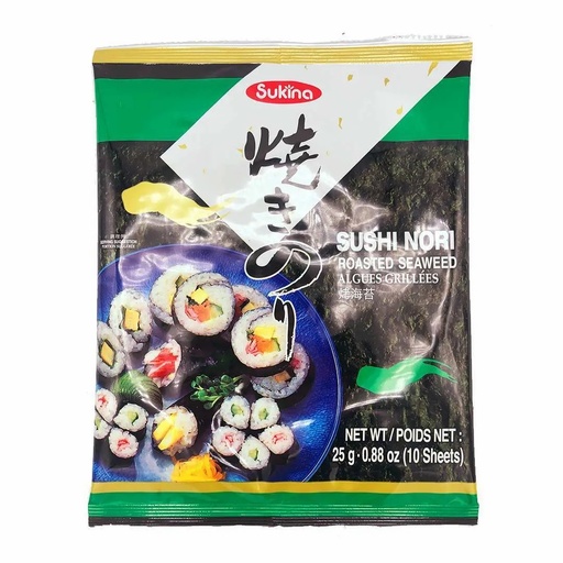 [10297] Sukina Seetang geröstet für Sushi Nori 25g