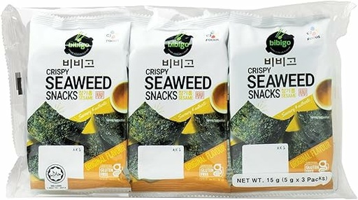 [10323] BIBIGO Seetang Snack Sesam 3 x 5g