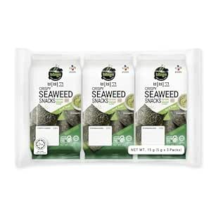 [10324] BIBIGO Seetang Snack Wasabi 3 x 5g