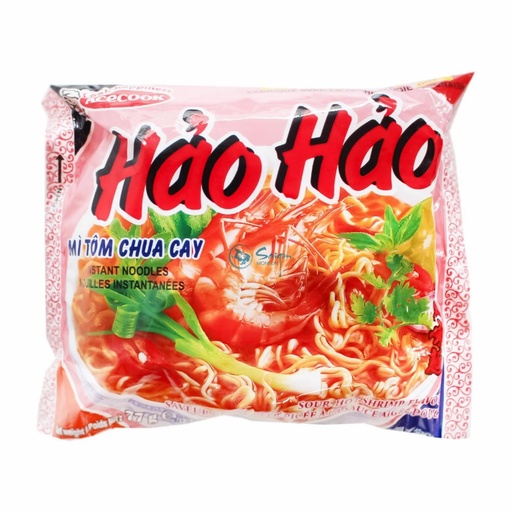 [10344] Haohao Instantnudeln Garnelen Hot & Sour 77g