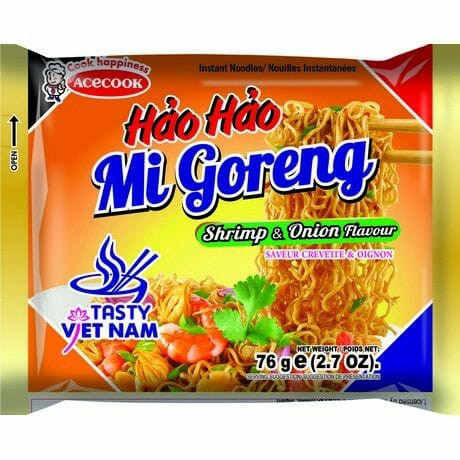 [10345] Haohao Instantnudeln Garnelen & Zwiebel 76g