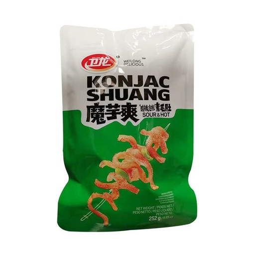 [10474] Konjac mit sauer-scharfer Geschmack 252g