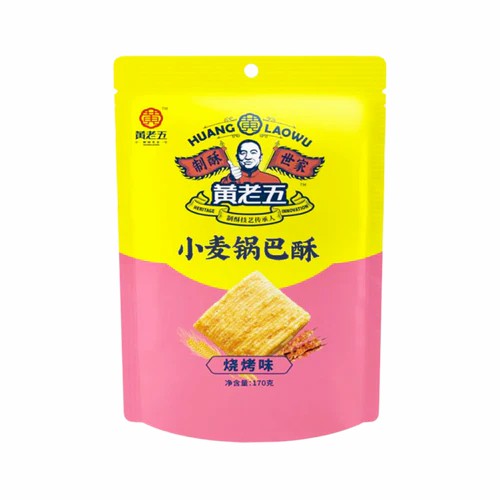 [10477] 黄老五小麦锅巴酥烧烤味 170g