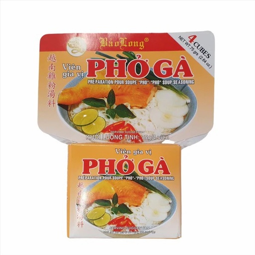 [10513] Bao Long Brühwürfel Huhn/pho ga 75g