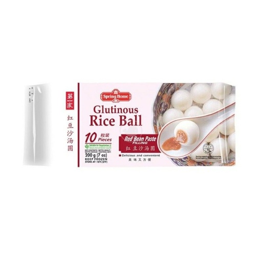 [10533] Spring Home Klebreisbällchen rot Bohnenpste 200g