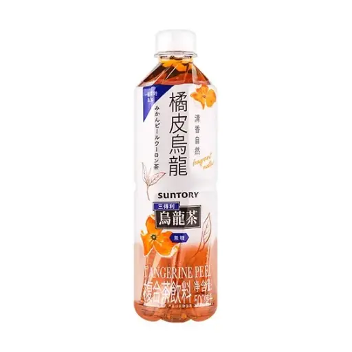 [10604] Suntory Orangenschale Oolong Tee zuckerfrei 500ml