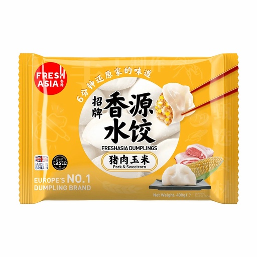 [10638] Dumplings mit Schweinefleisch & Mais 400g