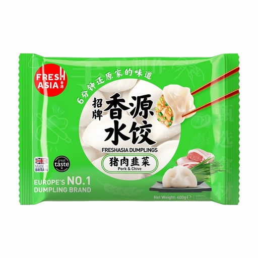 [10640] Dumplings mit Schweinefleisch & Schnittknoblauch 400g