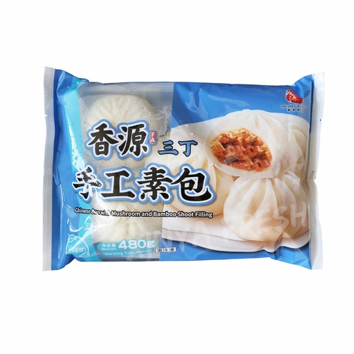 [10664] Bao mit Pilz- & Bambussprossenfüllung 480g
