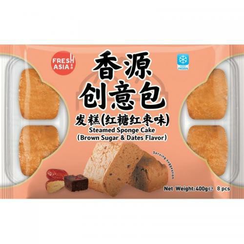 [10677] Gedämpfter Reiskuchen mit braunem Zucker & Datteln 400g