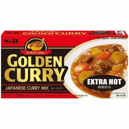 [10694] S&B Würzpaste Curry scharf 220g