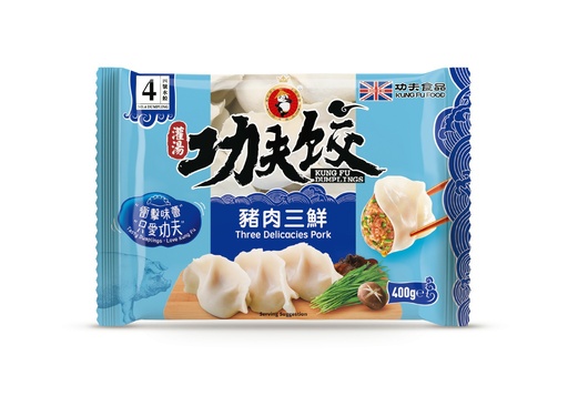 [10813] KONG FU Dumpling Schweinefleisch & Gemüse 400g