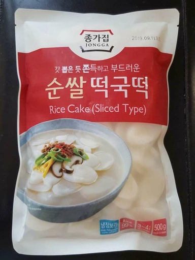 [10816] 韩国年糕片 500g