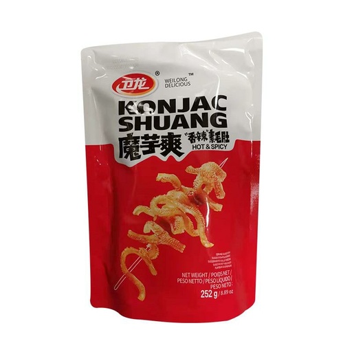 [10820] Konjac-Snack, würzig & scharf 252g