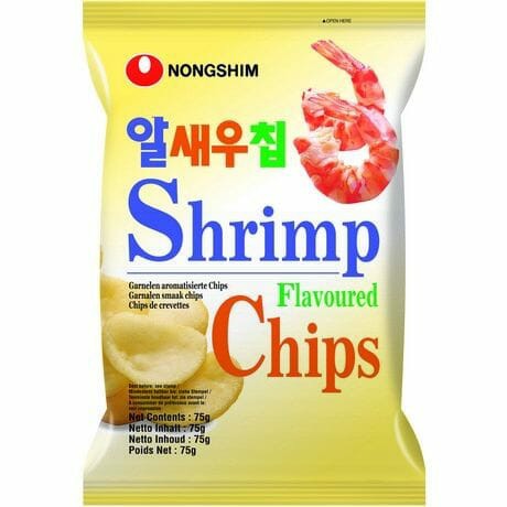 [10966] NONGSHIM Chips mit Garnelen Geschmack 75g