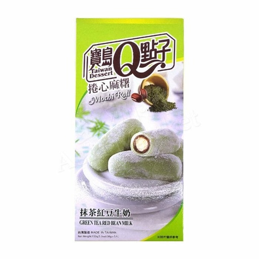 [11005] Mochirolle mit Grüntee & roter Bohnen 150g
