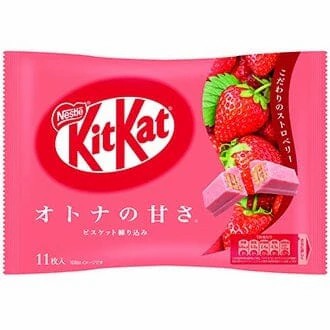[11033] Kitkat   Nestle Kitkat Erdbeer 113g