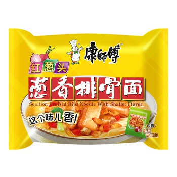[11100] 康师傅葱香排骨面 101g