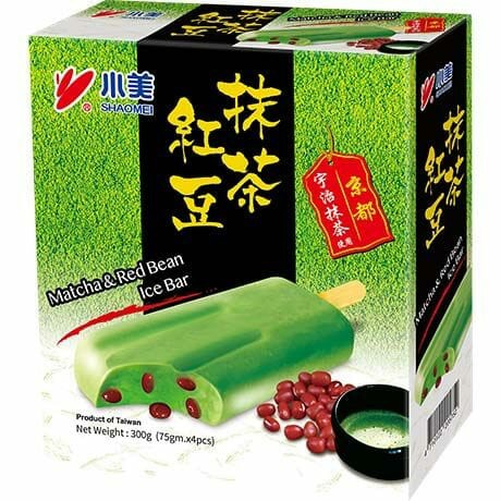 [11181] Eis am Stiel Matcha Rote Bohnen 4 x 75g