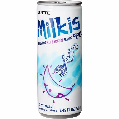 [11186] 乐天牛奶气泡水原味 250ml