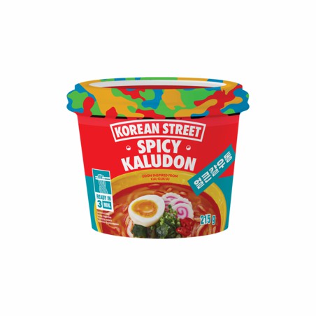[11197] kaludon  Korean Street Instantnudeln Kaludon in Schale scharf 215g