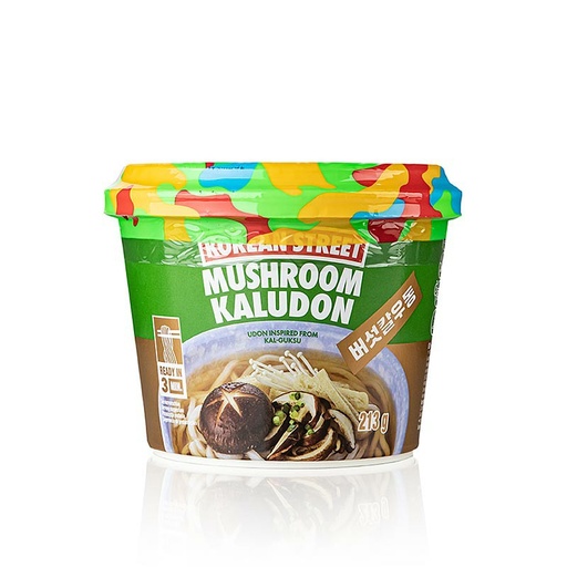 [11198] kaludon  Korean Street Instantnudeln Kaludon in Schale Pilze 213g