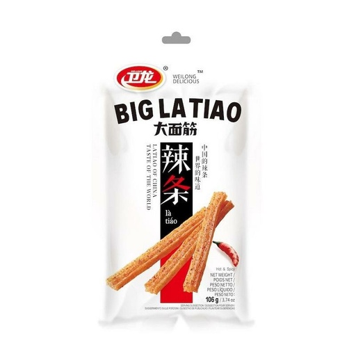[11228] "Latiao" würzige Weizengluten-Snacks 106g