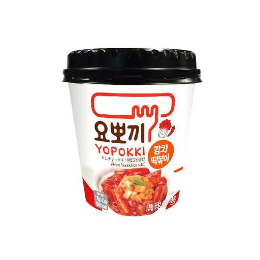 [11253] Yopokki Tteokbokki Reiskuchen Cup Kimchigeschmack 115g