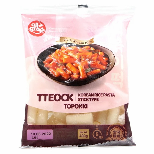 [11258] Allgroo Tteokbokki Reiskuchen Stick 400g