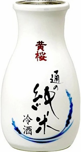 [11264] Junmai KIZAKURA Sake Junmai 15% vol Poliergrad 70% ohne Zusatz 180ml