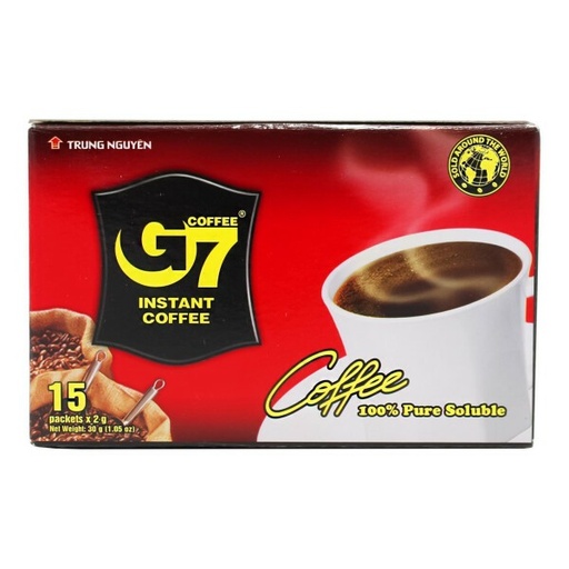 [11300] TRUNG NGUYEN Vietnam Instant kaffee G7 Schwarz 30g