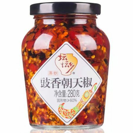 [11308] Gehackte Chilis mit schwarzen Bohnen 280g