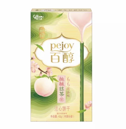 [11359] Keksstäbchen mit.Peach-Matcha Füllung 42g